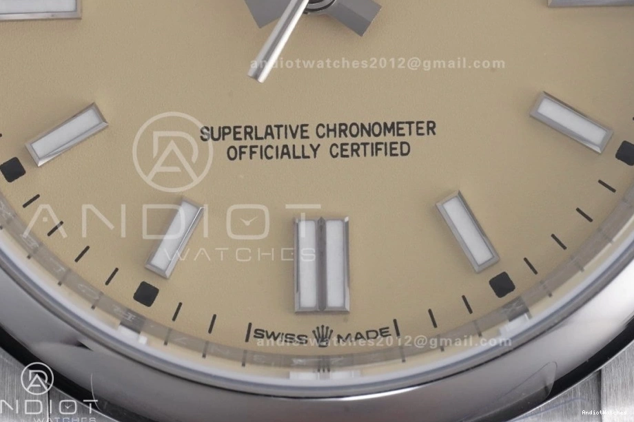 126000 36mm HighPerformance Dial Best KRF 904L Oyster Beige 1:1 Steel VR Edition 957 Perpetual 0201